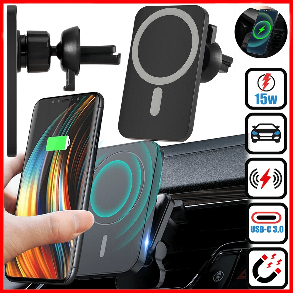 Magnetic Wireless Charger Car Mount For IPhone 6