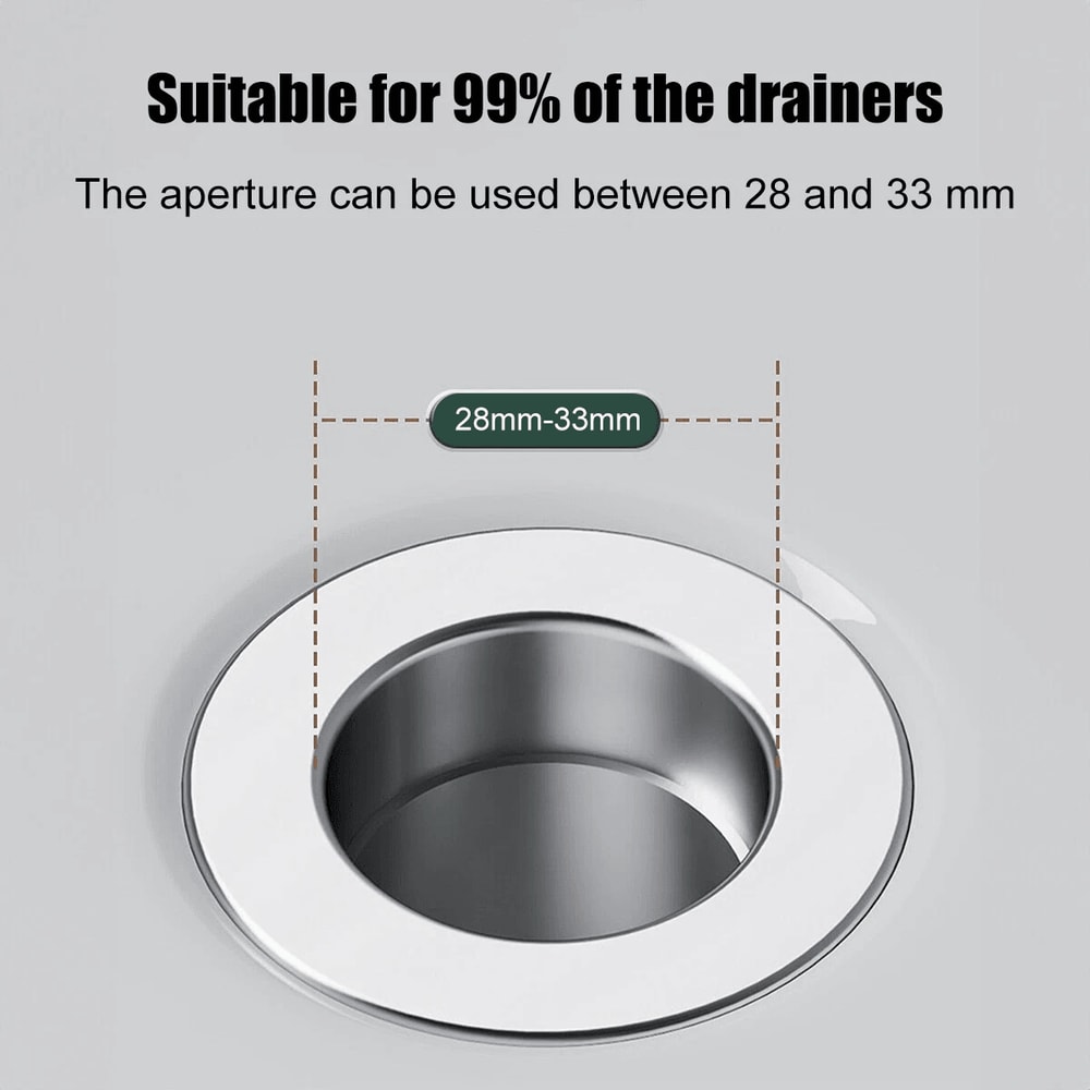 Pack Bathroom Sink Hair Catcher Pop Up Drain Stopper Filter 5