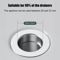 Pack Bathroom Sink Hair Catcher Pop Up Drain Stopper Filter 5