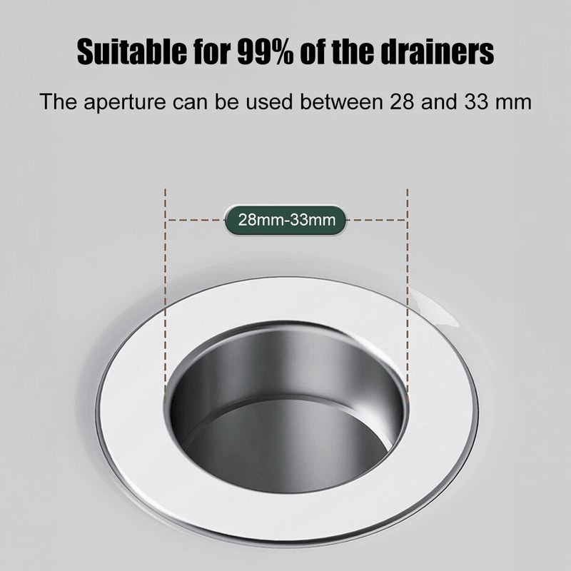 Pack Bathroom Sink Hair Catcher Pop Up Drain Stopper Filter 5