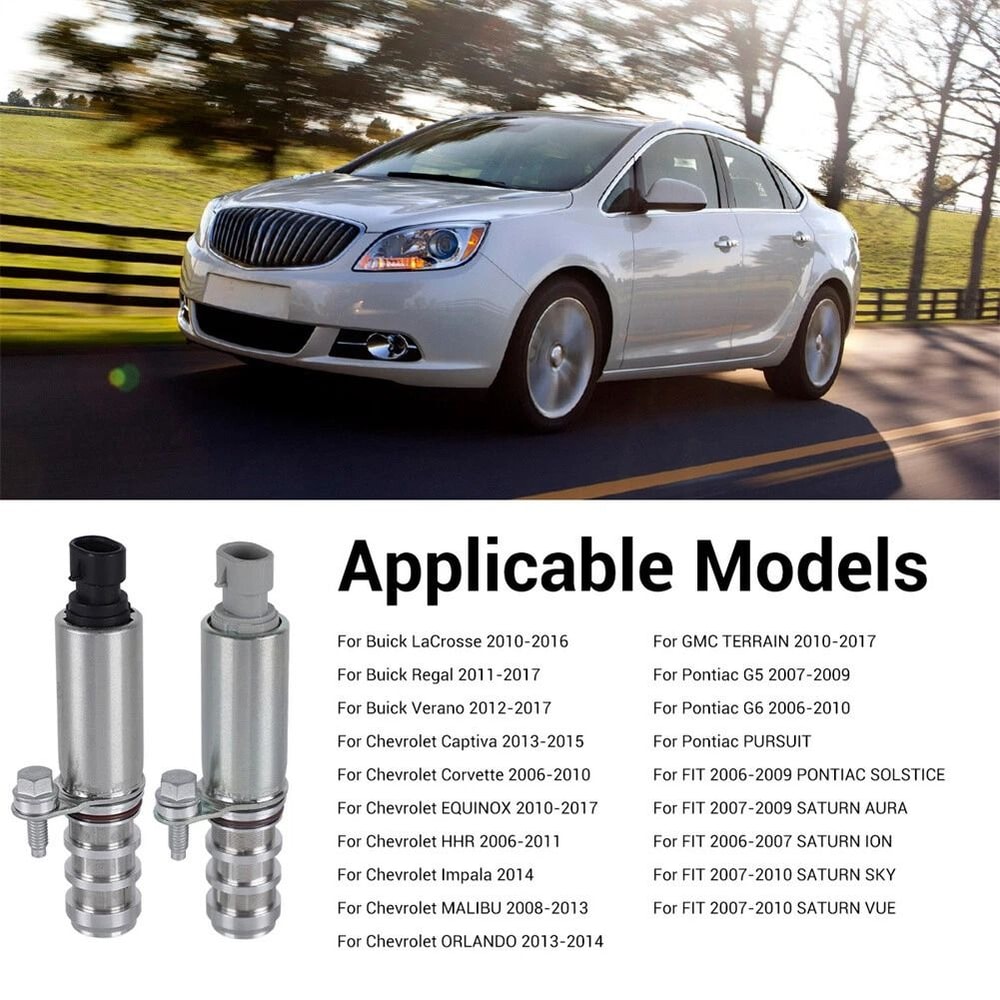 Solenoid Camshaft Actuator For Chevy Malibu GMC Buick Intake Exhaust 5