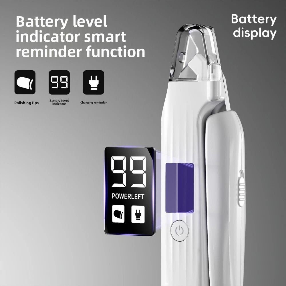 Dog Nail Grinder And Pet Nail Clipper With LED Light 5