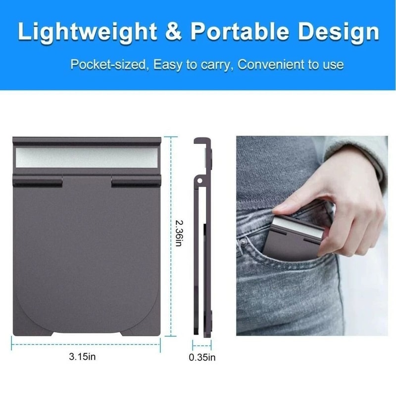 Pack Adjustable Foldable Cell Phone Stand For Desk 8