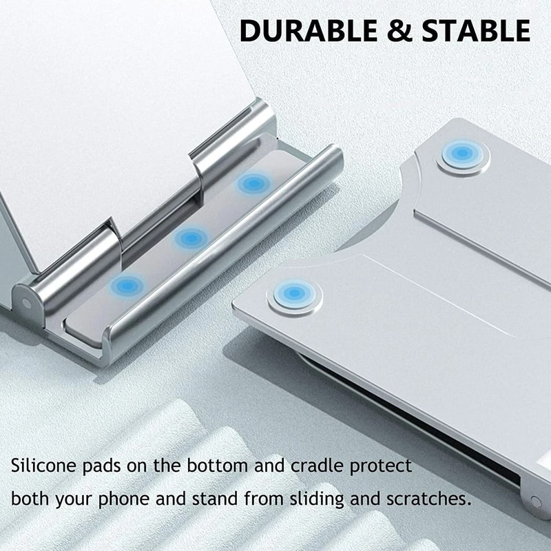 Pack Adjustable Foldable Cell Phone Stand For Desk 9
