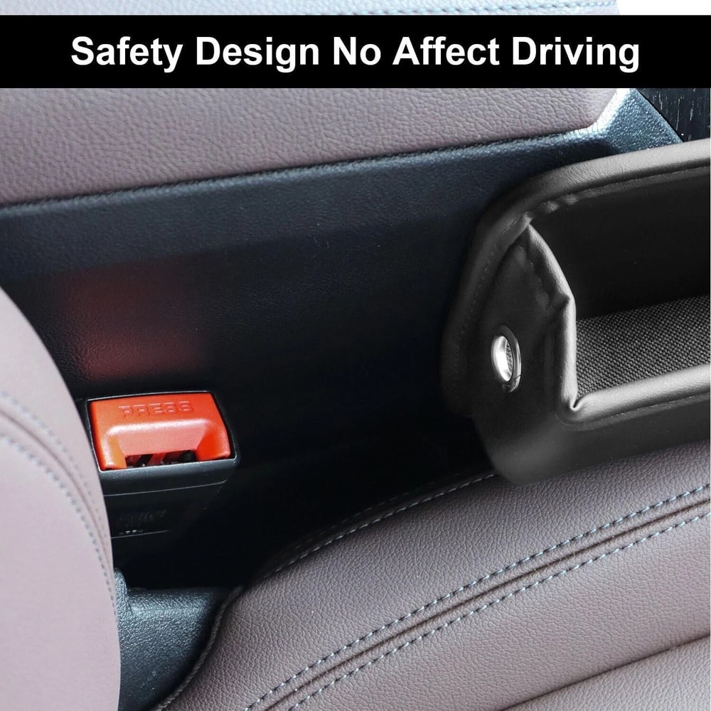 Right Side Car Seat Gap Filler Storage Box With Phone Holder 5