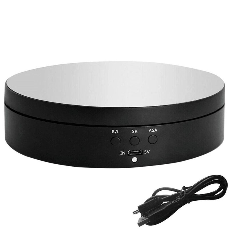 Electric Motorized Rotating Display Stand For Jewelry Photography 5