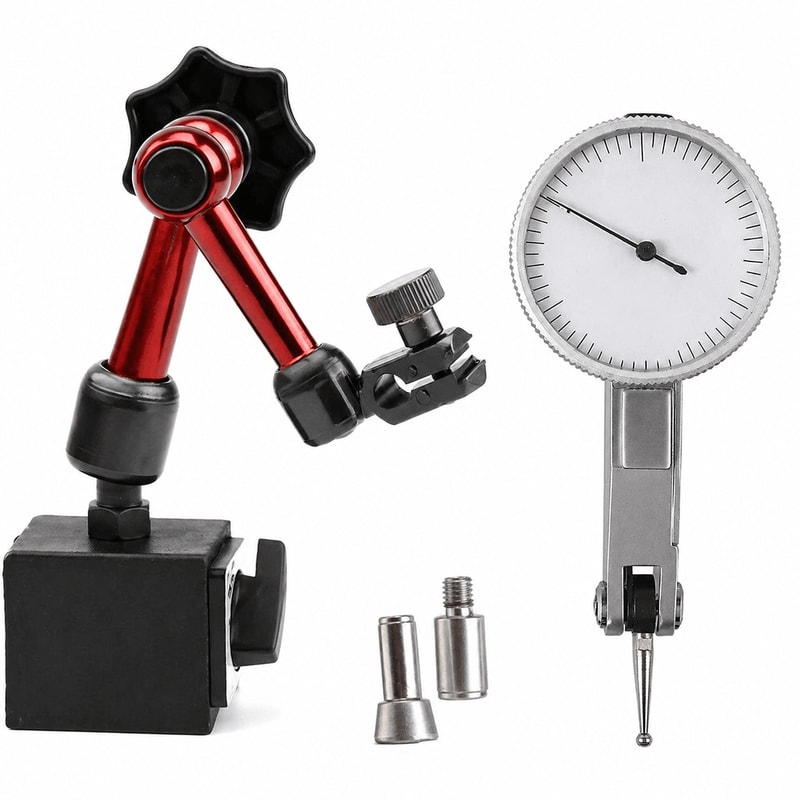 Flexible Magnetic Base Holder Stand For Dial Test Indicator Gauge 0