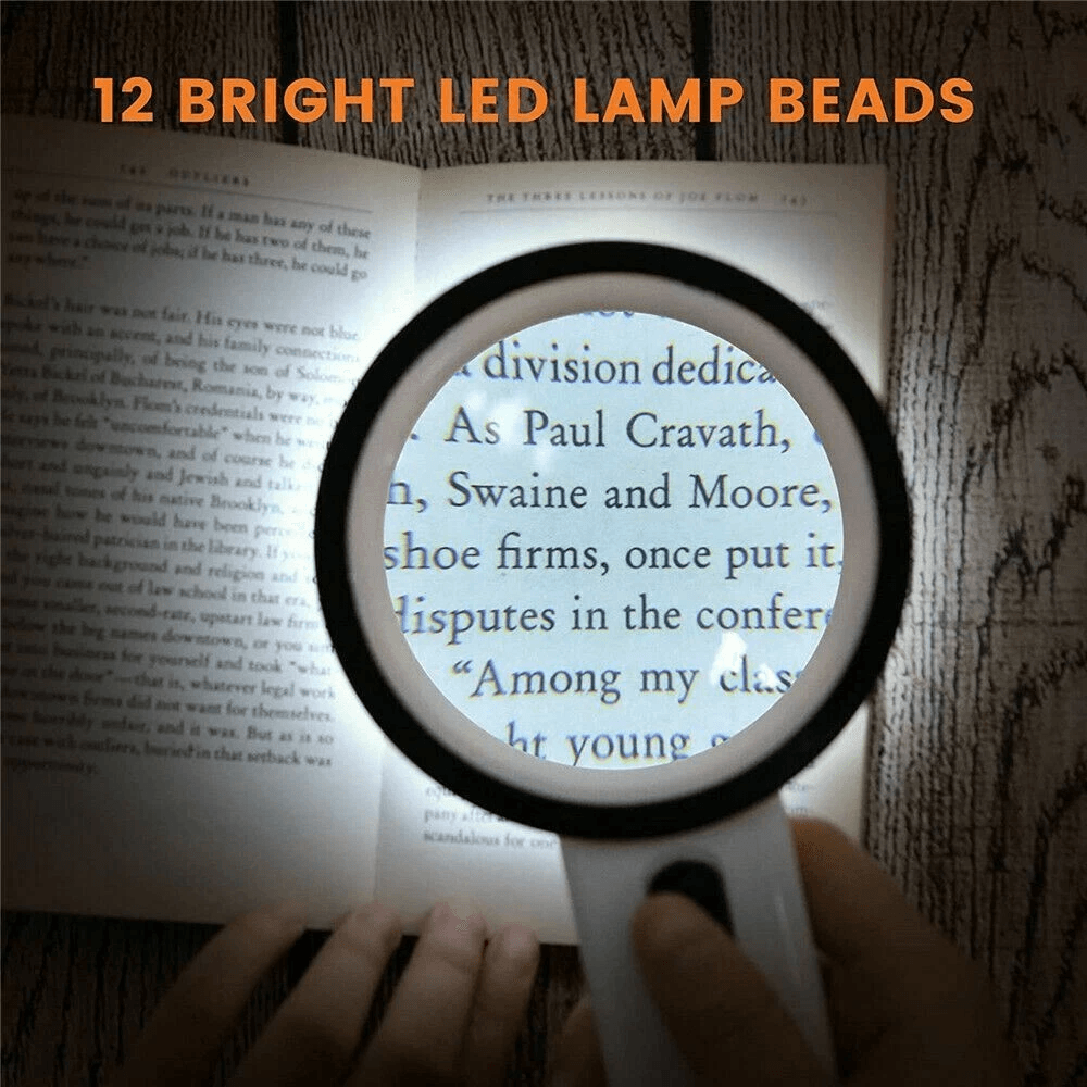 Magnifying Glass With Light For Seniors Reading And Close Work 2