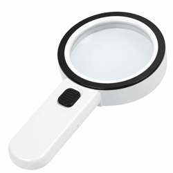 magnifying glass with light for seniors reading and close work