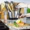 Stainless Steel Salt And Pepper Grinder With Refillable Glass Bottle 1