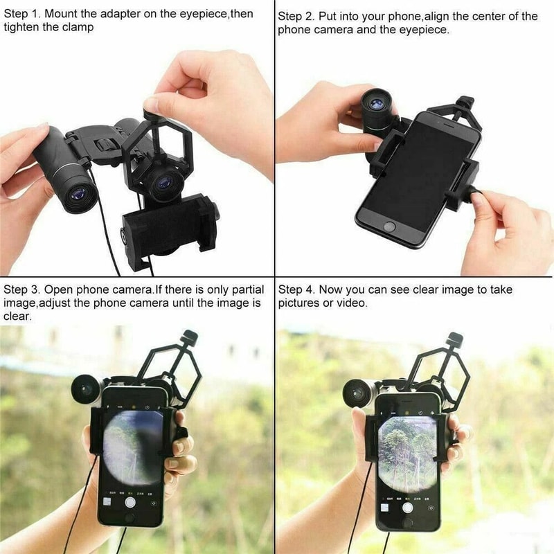 Universal Telescope Phone Adapter For Spotting Scopes And Monoculars 1