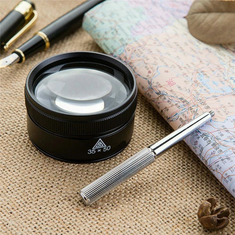 Magnifying Glass Coin And Jewelry Magnifier With Non Slip Handle 1