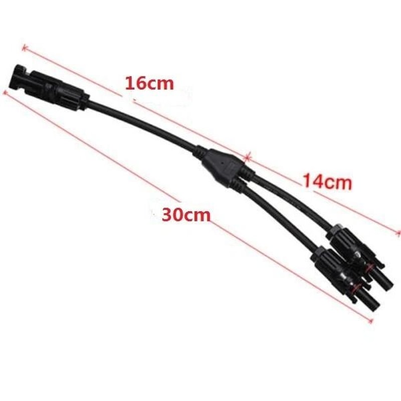 Solar Panel Y Branch Waterproof Compatible Connector Cable 5