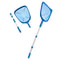 Heavy Duty Pool Skimmer Net With Fine Mesh Leaf Rake 0