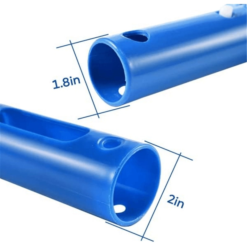 Heavy Duty Pool Skimmer Net With Fine Mesh Leaf Rake 4