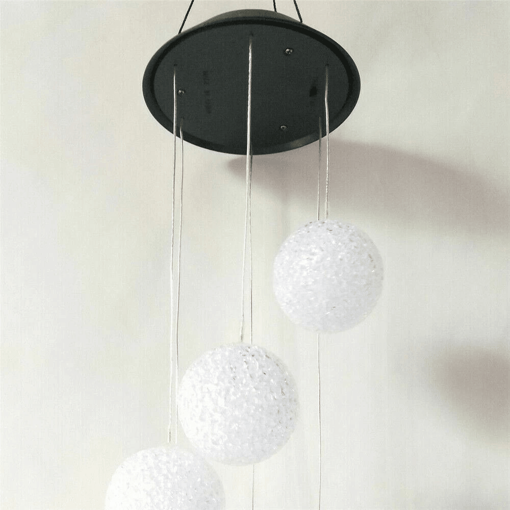 Solar Color Changing LED Ball Wind Chimes For Garden Patio Decor 2
