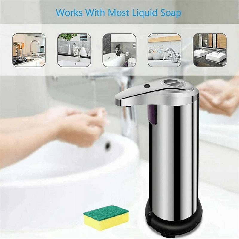 Stainless Steel Touchless Automatic Soap Dispenser 2