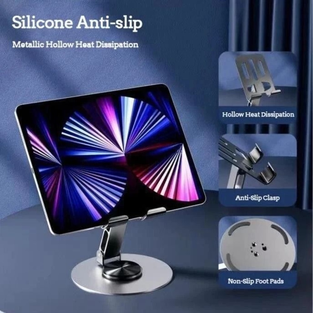 Rotating Adjustable Phone Tablet Stand For Desk 2