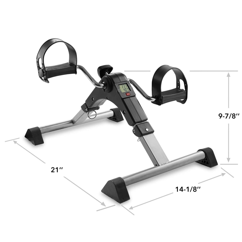 Foldable Under Desk Exercise Bike Arm And Leg Pedal Exerciser 6