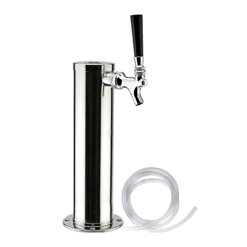 Premium Stainless Single Tap Draft Beer Tower Faucet For Home Brew Kegerator 4