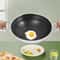 Non Stick Paella Pan With Lid Stainless Steel Frying Skillet For Cooking 4