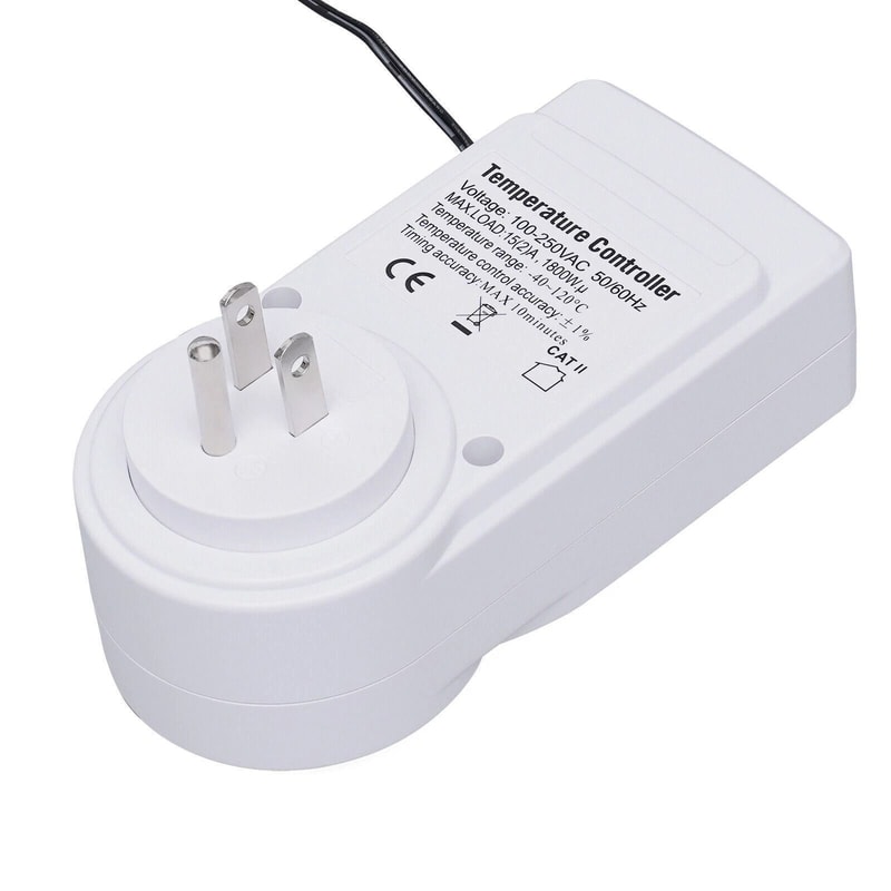 Smart LCD Plug In Thermostat Timer Temperature Controller Switch For Home Greenhouse 13