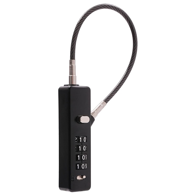 Digit Combination Cable Lock For Bike Luggage Fences And Garage Gates Secure And Durable 2