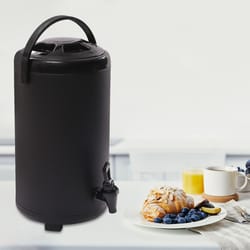 stainless steel insulated beverage dispenser for hot & cold milk thermal beverage dispenser