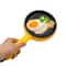 Yellow Compact Mini Electric Skillet Non Stick Portable Frying Pan 9