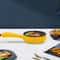 Yellow Compact Mini Electric Skillet Non Stick Portable Frying Pan 1