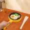 Yellow Compact Mini Electric Skillet Non Stick Portable Frying Pan 5