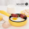 Yellow Compact Mini Electric Skillet Non Stick Portable Frying Pan 7