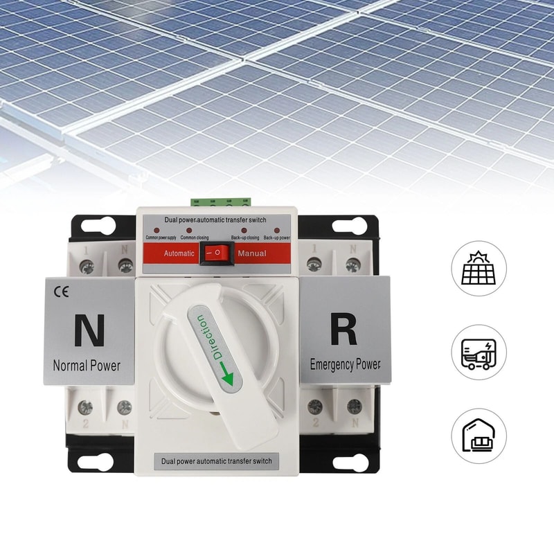 Dual Power Automatic Transfer Switch Reliable Generator Changeover Switch For Seamless Power Transf 8