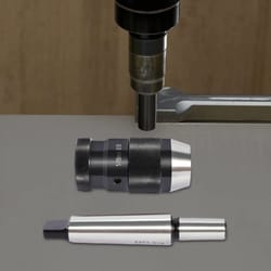 precision keyless drill chuck with arbor for lathe & mill