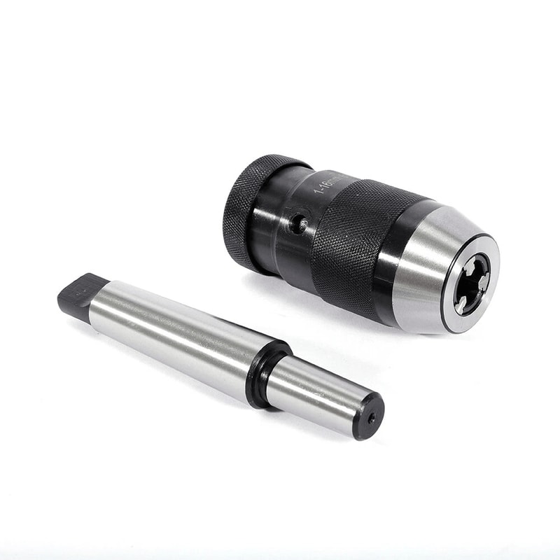 Precision Keyless Drill Chuck With Arbor For Lathe Mill 5