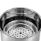 Stainless Steel Stock Pot With Steaming Rack Clear Lid Perfect For Cooking Steaming 8