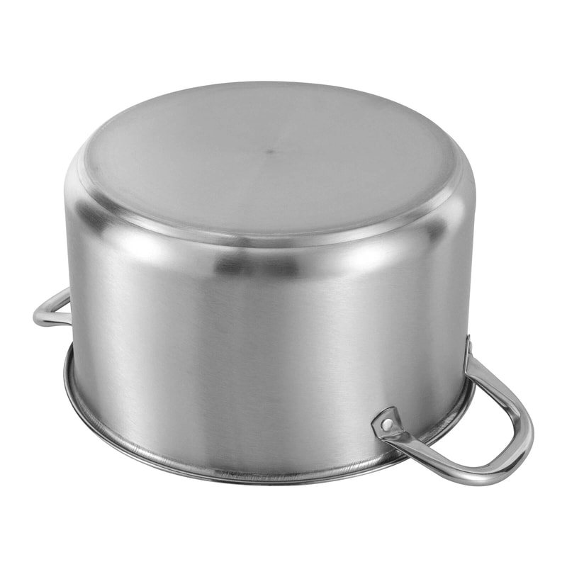 Stainless Steel Stock Pot With Steaming Rack Clear Lid Perfect For Cooking Steaming 9