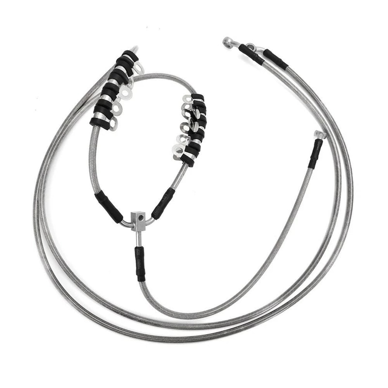 Braided Brake Hose Line Kit For Can Am Maverick 2