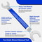 Fan Clutch Wrench And Pump Holder Tool Kit For Car Repairs With Gloves 8