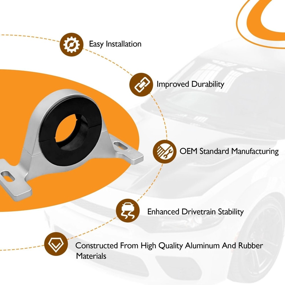 Center Bearing Carrier Support Solution For Dodge Charger Challenger ScatPack Enhanced Drivetrain 4
