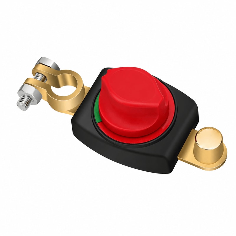 Marine Battery Disconnect Switch Premium Car Battery Protection Isolator For RVs Boats And Vehicles 0