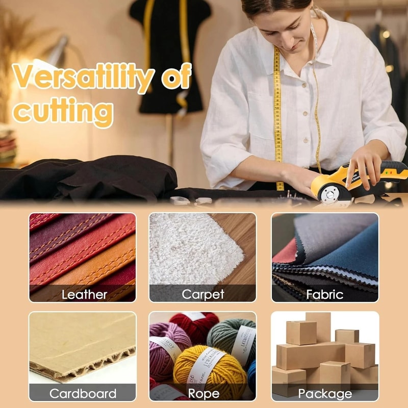 Wireless Electric Scissors Battery Powered Cardboard Cutter With LED Light 1