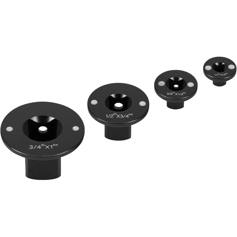 Magnetic Impact Socket Adapter Set Low Profile Drive Ratchet Adapter For Efficient Power Tool Use 0