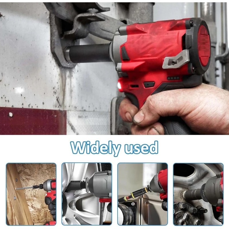 Magnetic Impact Socket Adapter Set Low Profile Drive Ratchet Adapter For Efficient Power Tool Use 1