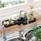 Stainless Steel Sink Rack Faucet Sponge And Soap Holder 4
