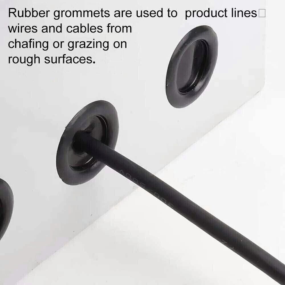Rubber Grommet Assortment Kit For Wiring Firewall Hole Plug Protection 4