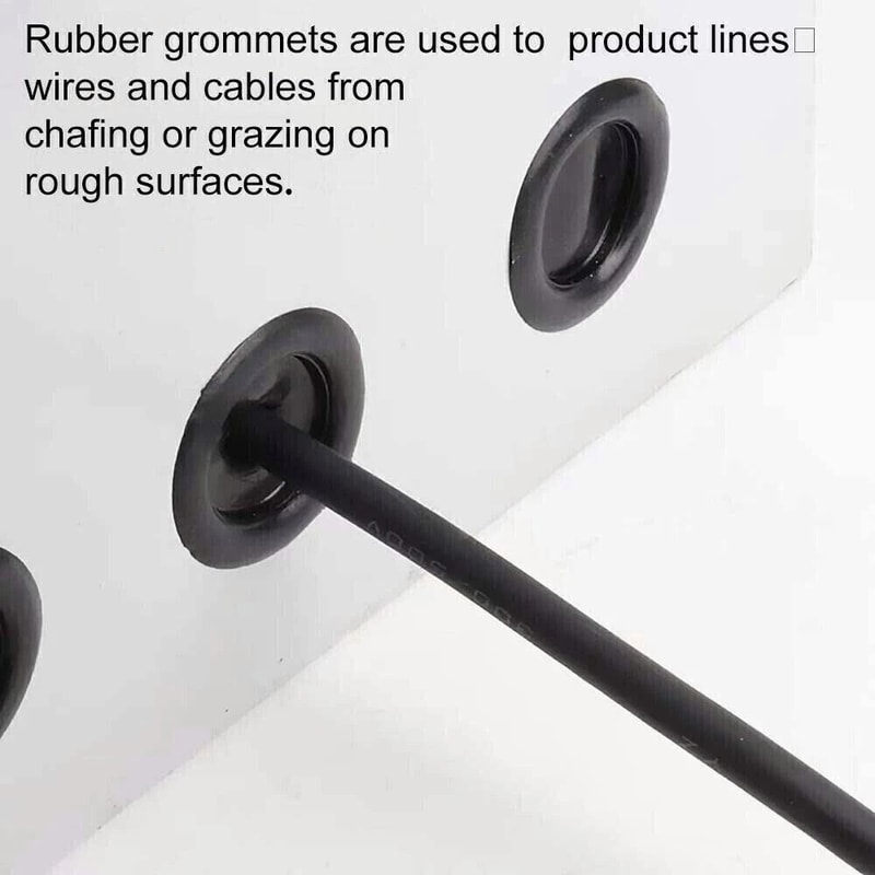 Rubber Grommet Assortment Kit For Wiring Firewall Hole Plug Protection 4