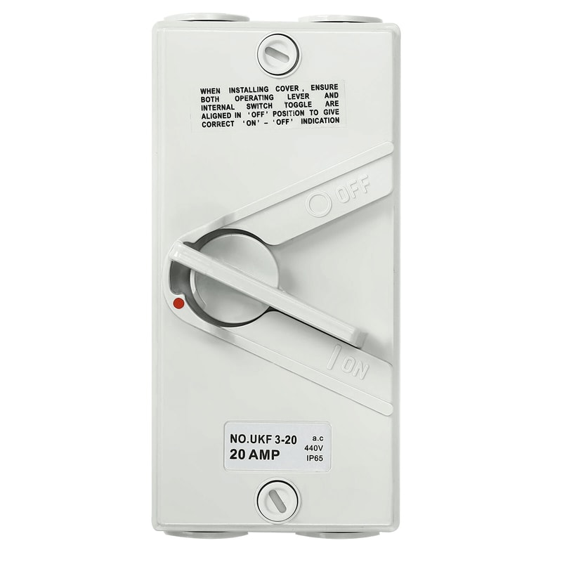 Pole Waterproof Isolation Switch Wall Mounted Safety Disconnect 6