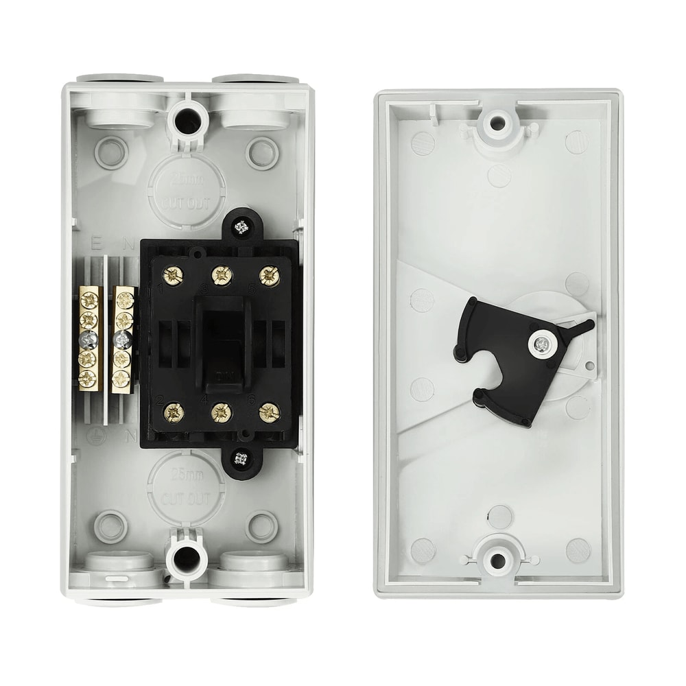 Pole Waterproof Isolation Switch Wall Mounted Safety Disconnect 7