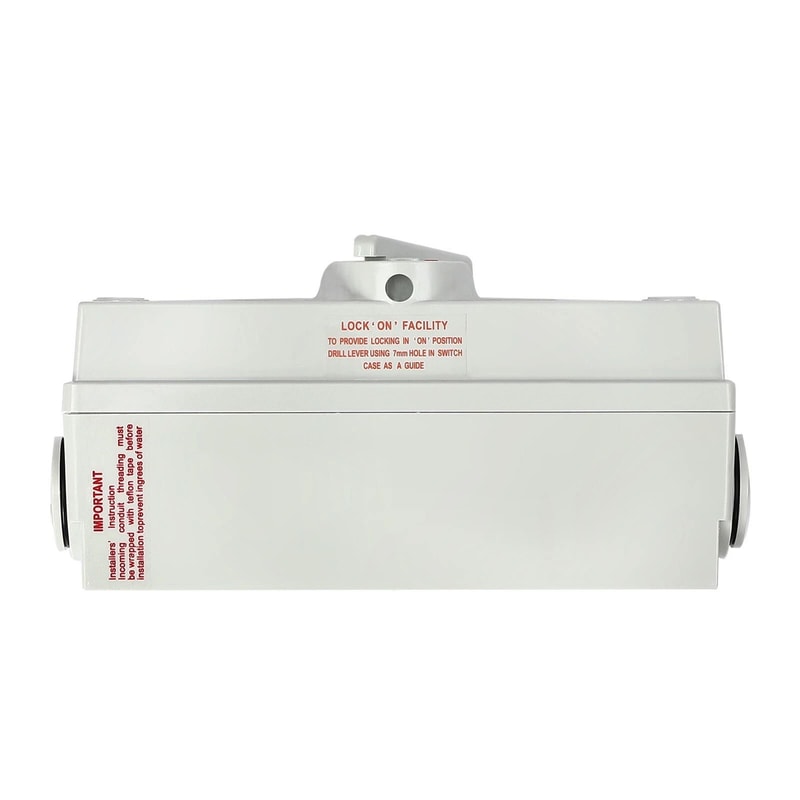 Pole Waterproof Isolation Switch Wall Mounted Safety Disconnect 12